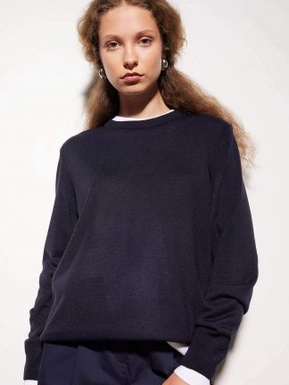 پلیور زنانه سرمه ای دفکتو