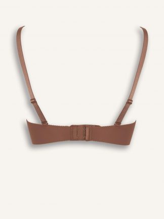 سوتین زنانه قهوه ای روشن دفکتو