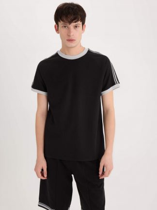 تی شرت مردانه مشکی دفکتو