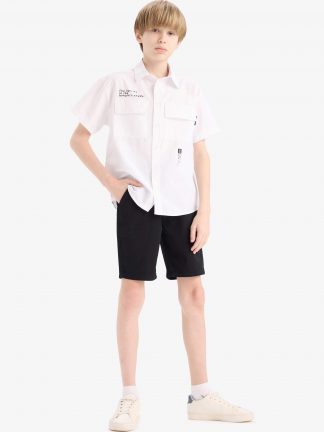 شلوارک پسرانه مشکی دفکتو