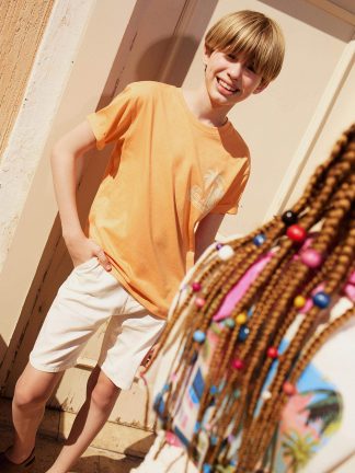 شلوارک پسرانه سفید دفکتو