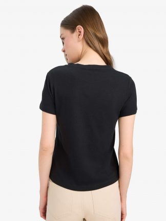 تیشرت زنانه مشکی دفکتو