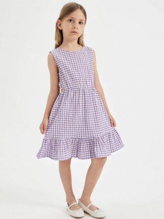 پیراهن دخترانه یاسی دفکتو