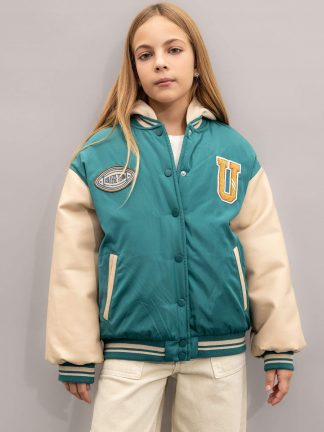 کاپشن دخترانه سبز دفکتو