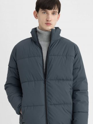 کاپشن مردانه سبز تیره دفکتو