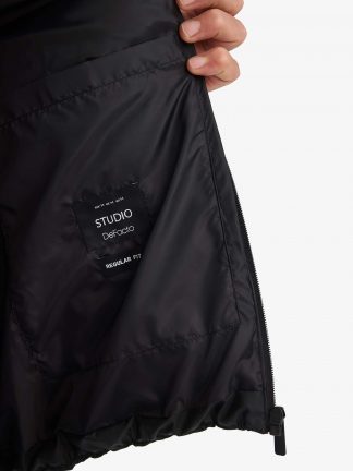 کاپشن مردانه مشکی دفکتو