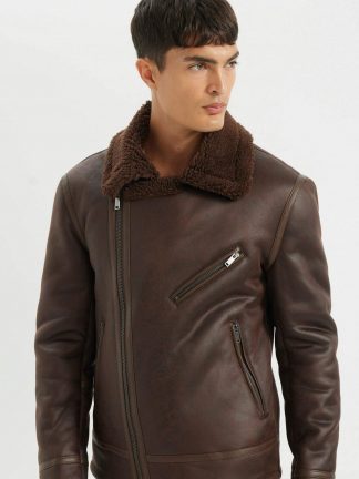 کاپشن مردانه قهوه ای دفکتو