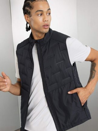 جلیقه مردانه مشکی دفکتو