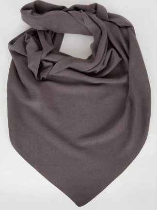 روسری و شال زنانه خاکستری تیره دفکتو