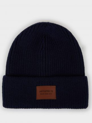 کلاه بافت مردانه سرمه ای دفکتو