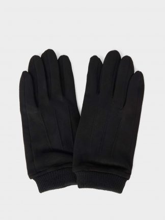 دستکش مردانه مشکی دفکتو