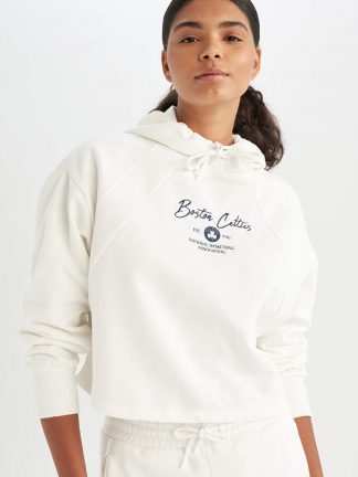 هودی زنانه بژ دفکتو