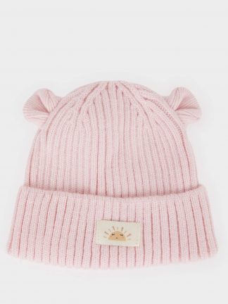 کلاه بافت نوزاد دختر دفکتو