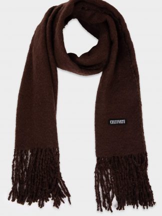 شال مردانه قهوه ای دفکتو