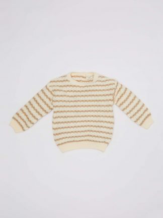 پلیور نوزاد دختر بژ دفکتو