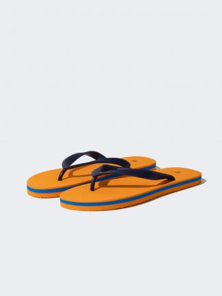 دمپایی مردانه نارنجی دفکتو