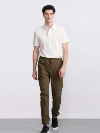 شلوار کارگو مردانه خاکی دفکتو