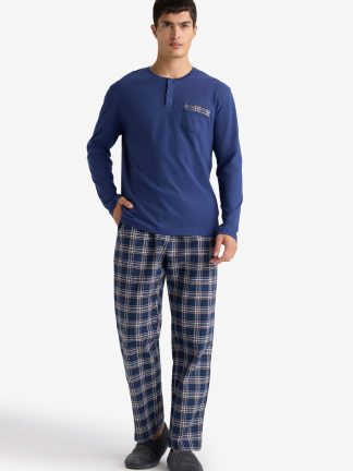 لباس راحتی مردانه سرمه ای دفکتو