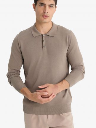 پلیور مردانه بژ دفکتو