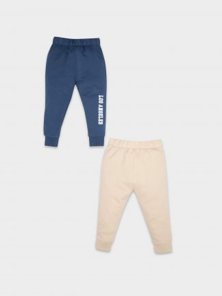 شلوار راحتی نوزاد پسر بژ دفکتو