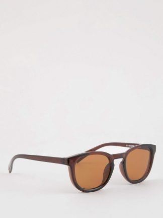 عینک آفتابی زنانه قهوه ای تیره دفکتو