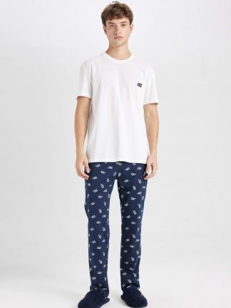 لباس راحتی مردانه سرمه ای دفکتو