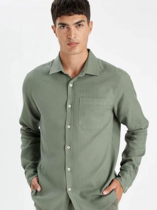 پیراهن آستین بلند مردانه دفکتو