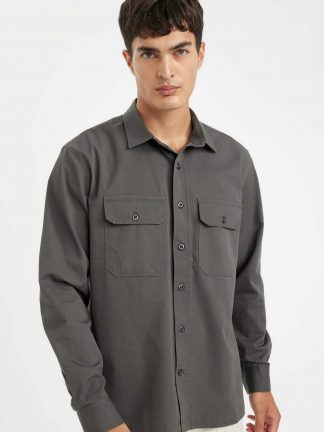 پیراهن آستین بلند مردانه دفکتو