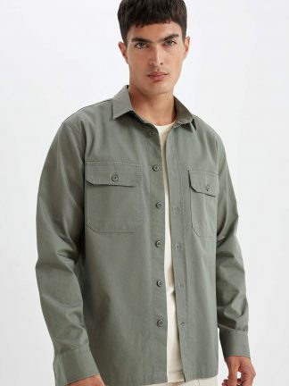 پیراهن آستین بلند مردانه دفکتو