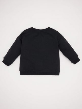 سویشرت نوزاد پسر خاکستری تیره دفکتو