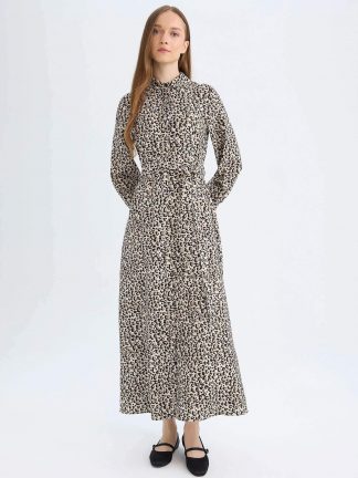 پیراهن زنانه مشکی دفکتو