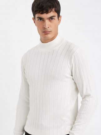 پلیور مردانه بژ دفکتو