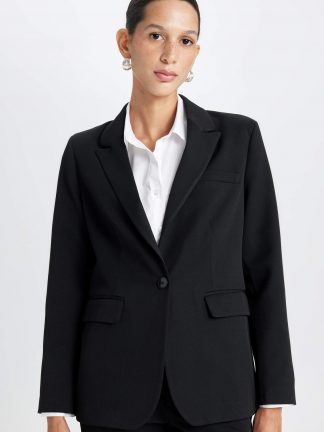 کت زنانه مشکی دفکتو