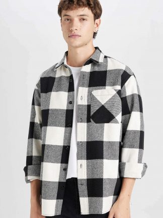 پیراهن مردانه مشکی دفکتو