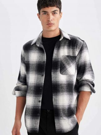 پیراهن مردانه مشکی دفکتو