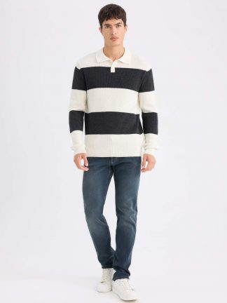 پلیور مردانه بژ دفکتو