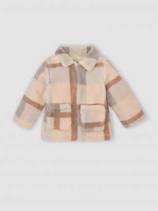 ژاکت نوزاد دختر آبی دفکتو