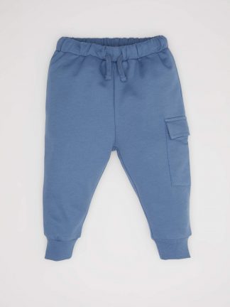 شلوار راحتی نوزاد پسر آبی دفکتو