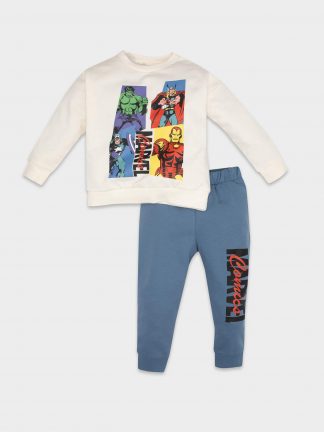 ست لباس نوزاد پسر بژ دفکتو