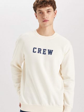 سویشرت مردانه بژ دفکتو