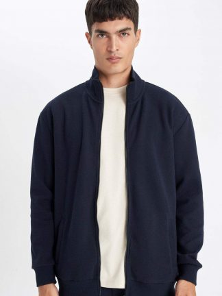 سویشرت مردانه سرمه ای دفکتو