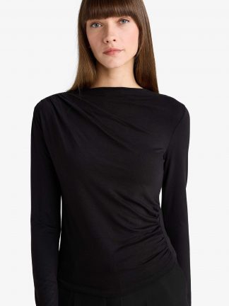 بلوز زنانه مشکی دفکتو