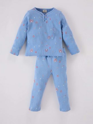 ست لباس نوزاد دختر آبی دفکتو