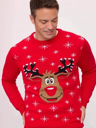 پلیور مردانه قرمز دفکتو