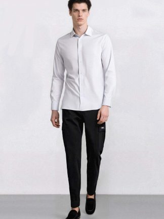 شلوار کارگو مردانه مشکی دفکتو