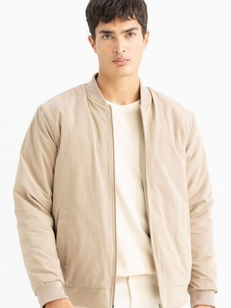 کاپشن مردانه بژ دفکتو