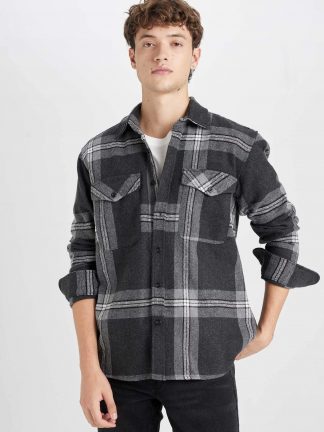 پیراهن مردانه مشکی دفکتو