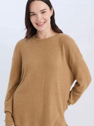 تیشرت آستین بلند زنانه دفکتو