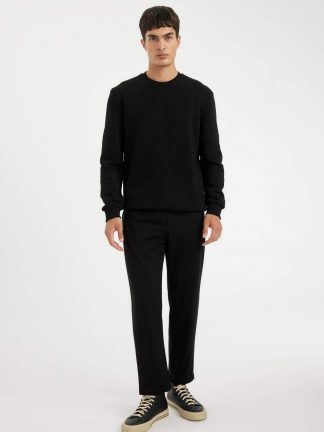 شلوار راحتی مردانه مشکی دفکتو