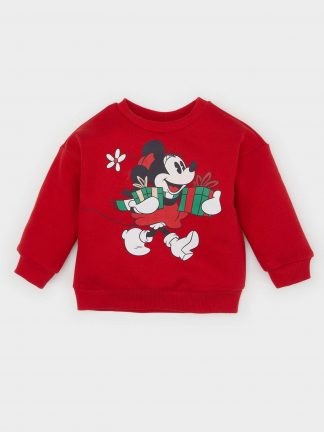 سویشرت نوزاد دختر قرمز دفکتو